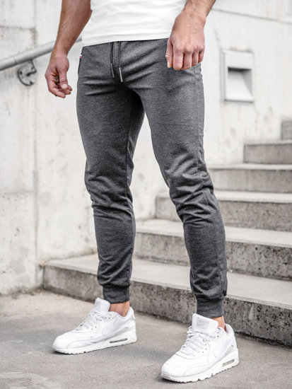 Pantalón jogger para hombre antracita Bolf JX5001A