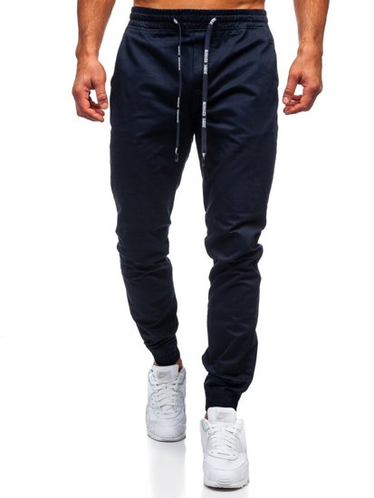 Pantalón jogger para hombre azul oscuro Bolf KA951