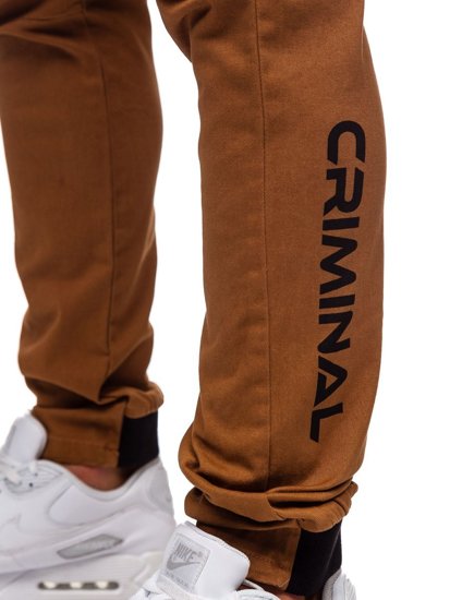 Pantalón jogger para hombre color camel Bolf B11119