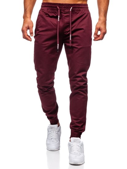 Pantalón jogger para hombre granate Bolf KA951