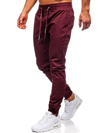 Pantalón jogger para hombre granate Bolf KA951