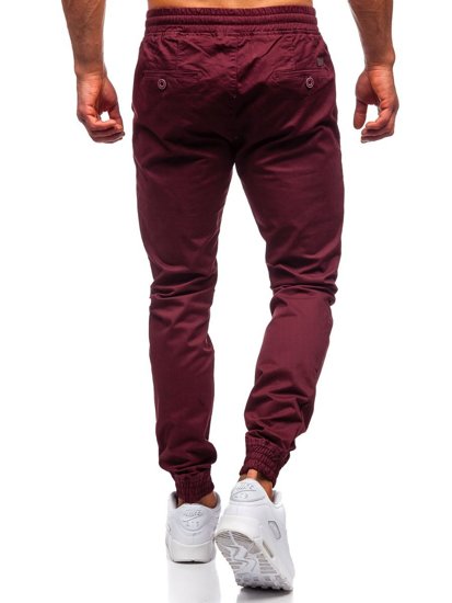 Pantalón jogger para hombre granate Bolf KA951