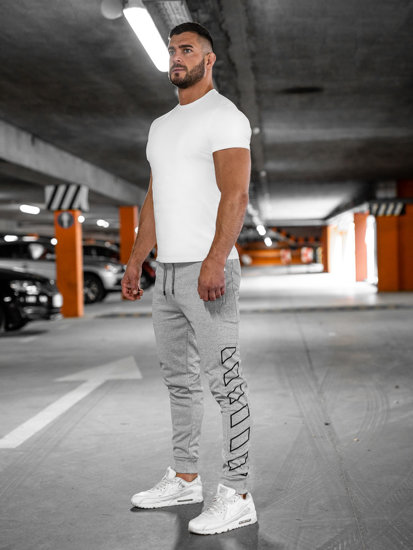 Pantalón jogger para hombre gris Bolf HL9161