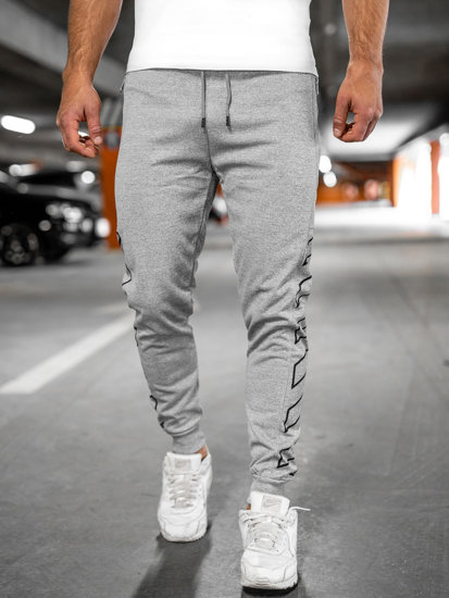 Pantalón jogger para hombre gris Bolf HL9161