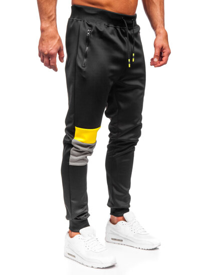 Pantalón jogger para hombre negro Bolf K10122