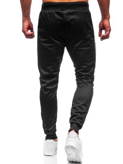 Pantalón jogger para hombre negro y gris Bolf K50003