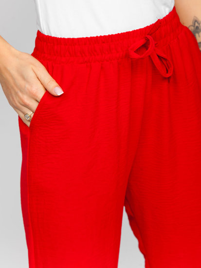 Pantalón jogger para mujer rojo Bolf W5071