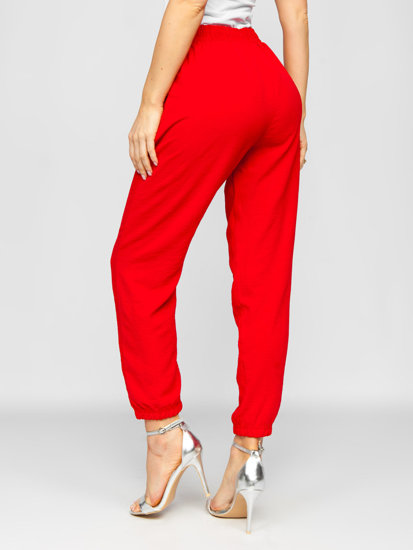 Pantalón jogger para mujer rojo Bolf W5071