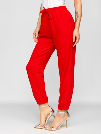 Pantalón jogger para mujer rojo Bolf W5071