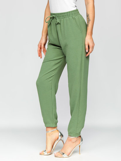 Pantalón jogger para mujer verde Bolf W5071