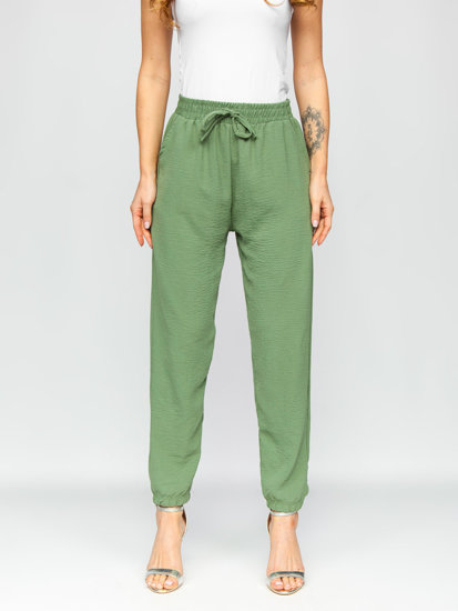 Pantalón jogger para mujer verde Bolf W5071