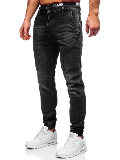 Pantalón jogger vaquero para hombre color negro Bolf 31002W0