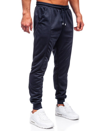 Pantalón joggers de chándal para hombre azul marino de Bolf 8K183