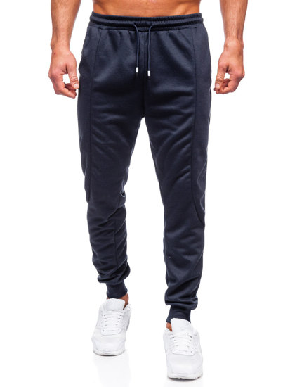 Pantalón joggers de chándal para hombre azul marino de Bolf 8K183