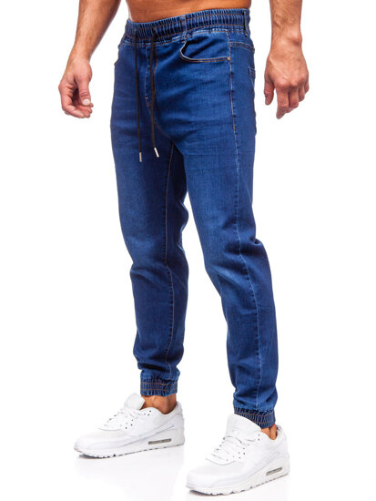 Pantalón vaquero jogger para hombre azul oscuro Bolf 8125