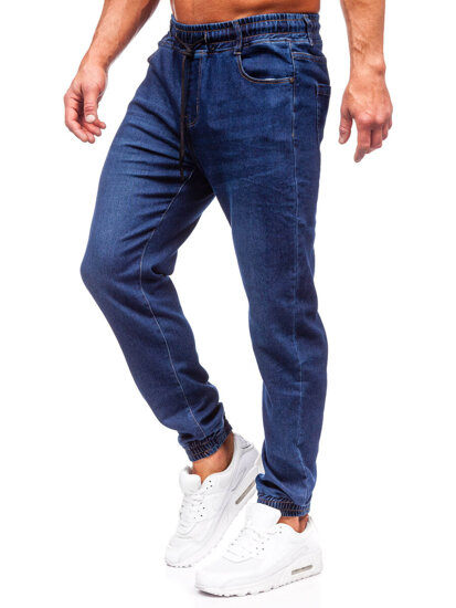 Pantalón vaquero jogger para hombre azul oscuro Bolf 8130