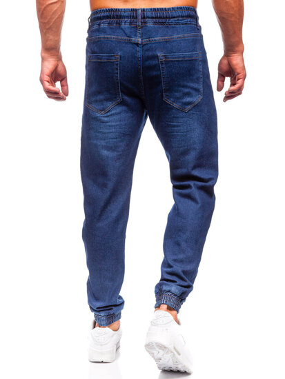 Pantalón vaquero jogger para hombre azul oscuro Bolf 8130