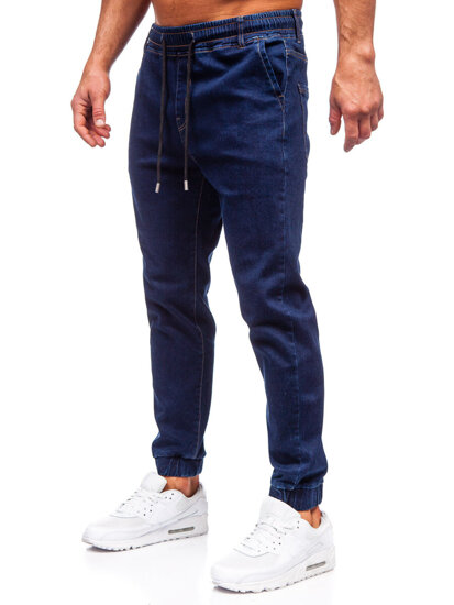 Pantalón vaquero jogger para hombre azul oscuro Bolf 8136