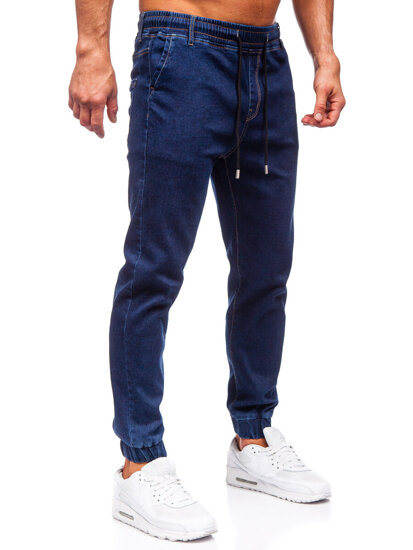 Pantalón vaquero jogger para hombre azul oscuro Bolf 8136