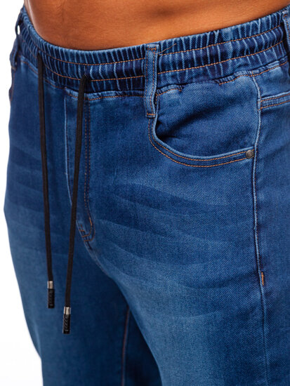 Pantalón vaquero jogger para hombre azul oscuro Bolf 8152