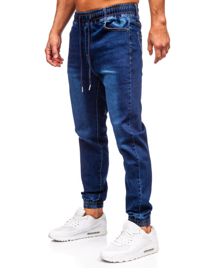 Pantalón vaquero jogger para hombre azul oscuro Bolf 8168