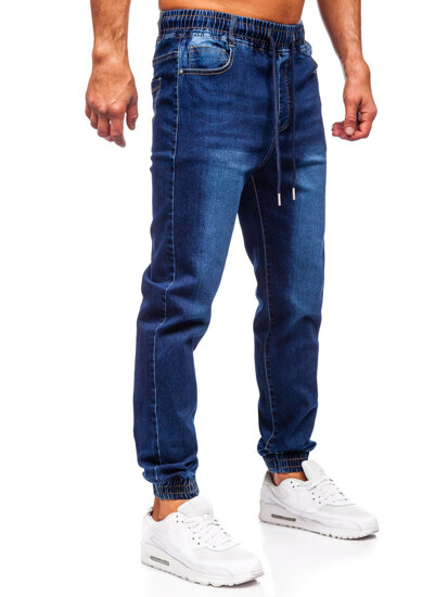 Pantalón vaquero jogger para hombre azul oscuro Bolf 8168