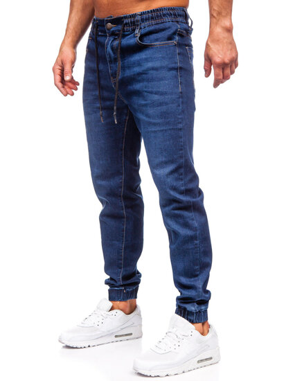 Pantalón vaquero jogger para hombre azul oscuro Bolf 9091