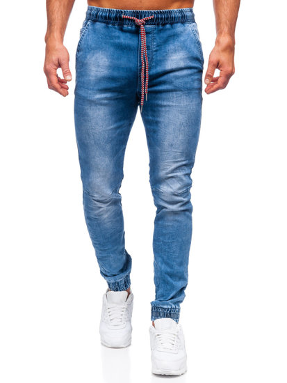 Pantalón vaquero jogger para hombre azul oscuro Bolf TF119