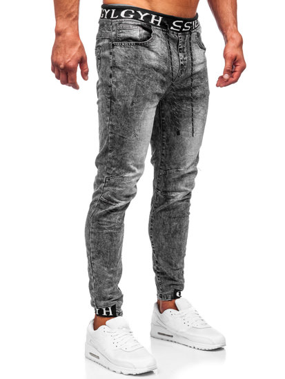 Pantalón vaquero jogger para hombre grafito Bolf KA1131-6