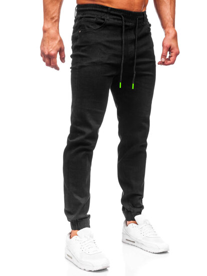 Pantalón vaquero jogger para hombre negro Bolf 8105