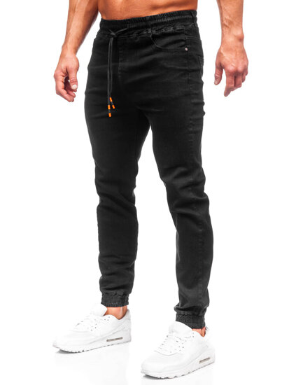 Pantalón vaquero jogger para hombre negro Bolf 8112