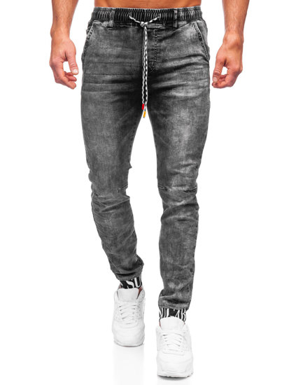 Pantalón vaquero jogger para hombre negro Bolf TF110