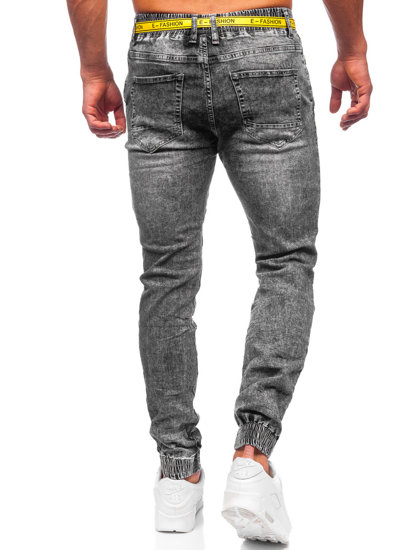 Pantalón vaquero jogger para hombre negro Bolf TF115