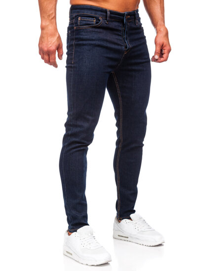 Pantalón vaquero regular fit para hombre azul oscuro Bolf 5310