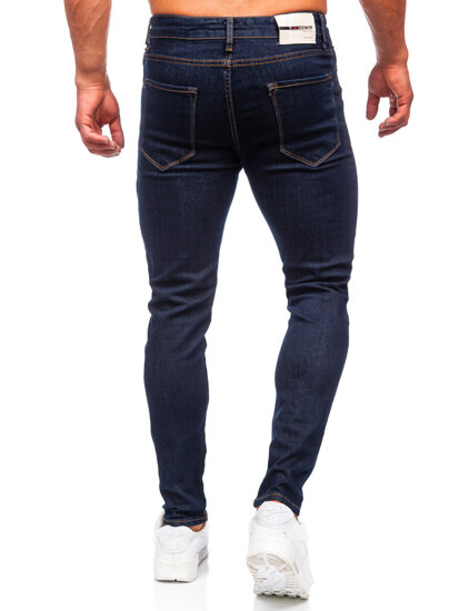 Pantalón vaquero regular fit para hombre azul oscuro Bolf 5310