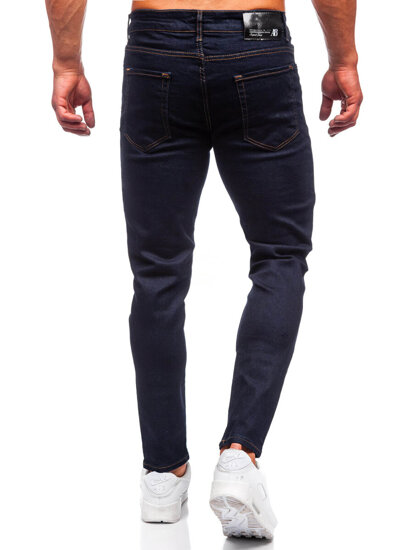 Pantalón vaquero regular fit para hombre azul oscuro Bolf 5372