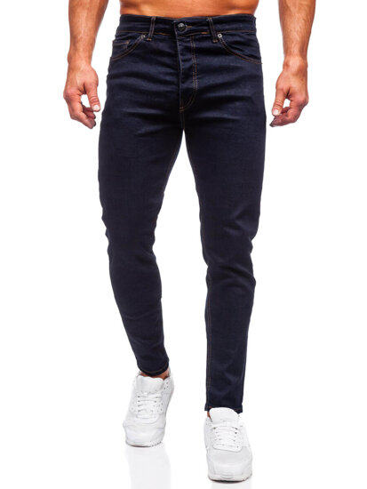 Pantalón vaquero regular fit para hombre azul oscuro Bolf 5372