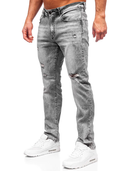 Pantalón vaquero regular fit para hombre gris Bolf MP0154G