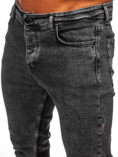 Pantalón vaquero regular fit para hombre negro Bolf 6028