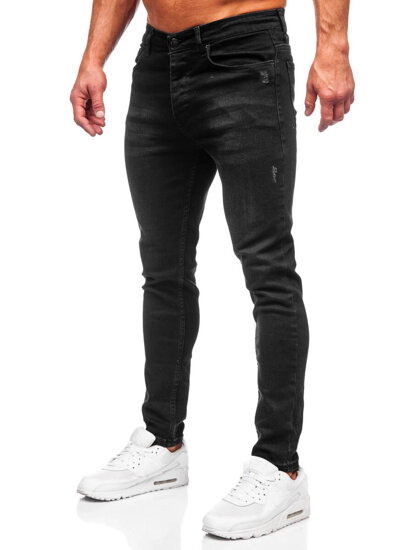 Pantalón vaquero regular fit para hombre negro Bolf 6144