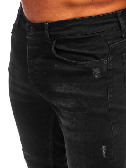 Pantalón vaquero regular fit para hombre negro Bolf 6144