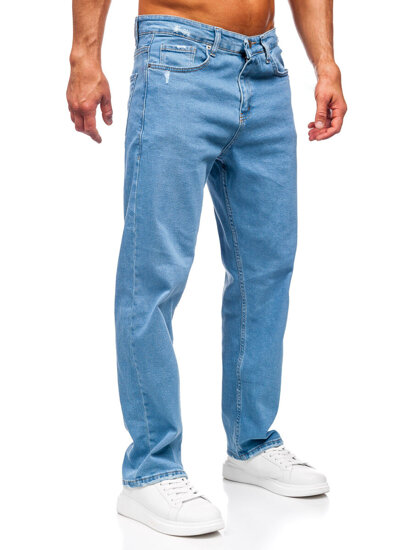 Pantalón vaquero regular para hombre azul Bolf 5462