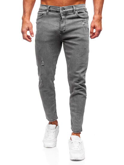 Pantalón vaquero skinny fit para hombre grafito Bolf 5909