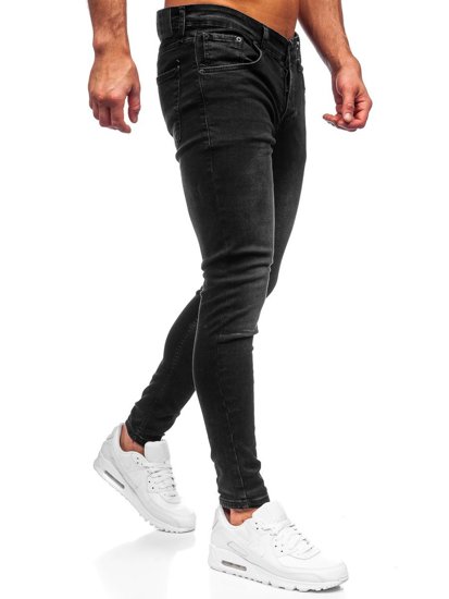 Pantalón vaquero skinny fit para hombre negro Bolf R924