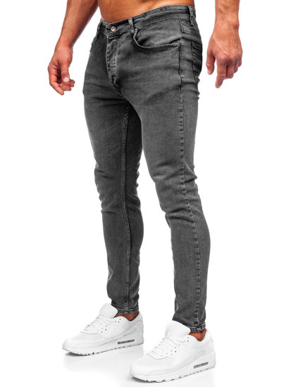 Pantalón vaquero skinny fit para hombre negro Bolf R926-1