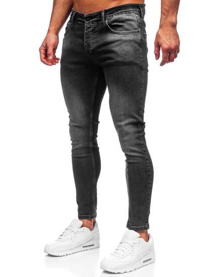 Pantalón vaquero skinny fit para hombre negro Bolf R927