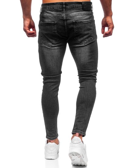 Pantalón vaquero skinny fit para hombre negro Bolf R927