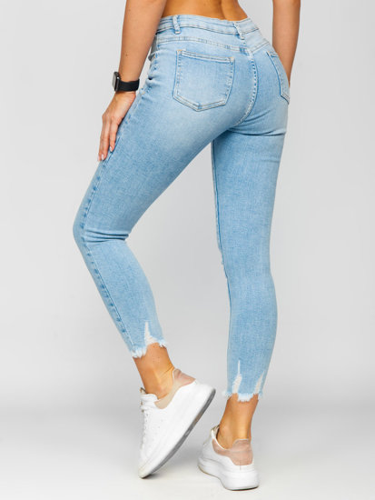 Pantalón vaquero skinny para mujer azul claro Bolf S9983