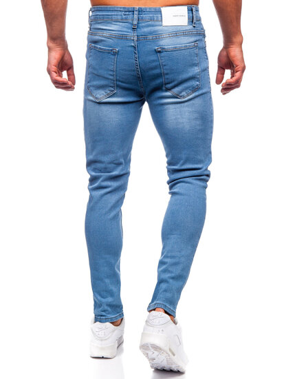 Pantalón vaquero slim fit para hombre azul Bolf 6177