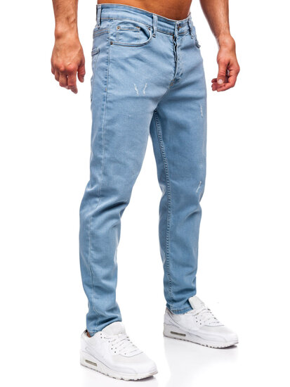 Pantalón vaquero slim fit para hombre azul Bolf 6446